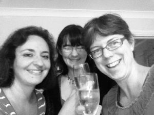 MG Harris, Sally Nicholls and me