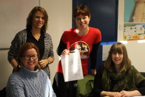 L-R, Cathy, Kathy, me, Gill