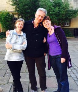 Cas, John and me. Thanks to OUP for the photo