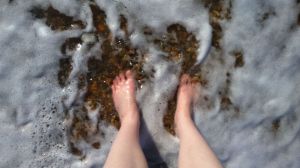 I also learned that it's possible to get ice cream headache in your feet because the water is so flipping cold.