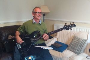 Paul Stickland on bass