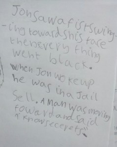 ...though the plotting of the story proved easier than the actual writing, as many writers have found!