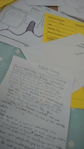 A Life of Running - a cracking title - with character description and story arc plan