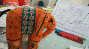 We were occasionally joined by a helpful mascot