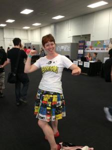 I was dressed in my ELECTRIGIRL t shirt and new mixtape skirt - dress for comfort is my advice!