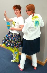 My leggings ALMOST glow in the dark...