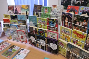 The library has our books on display!