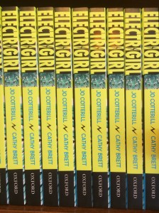 My author copies arrived - don't they look amazing on the shelf?!