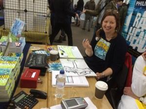 There was quite a bit of downtime, so Cathy did some drawing...