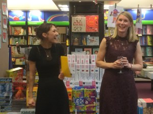 Tamsyn with her Usborne editor Stephanie King